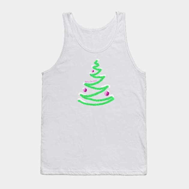 Merry Christmas tree Tank Top by ArtKsenia